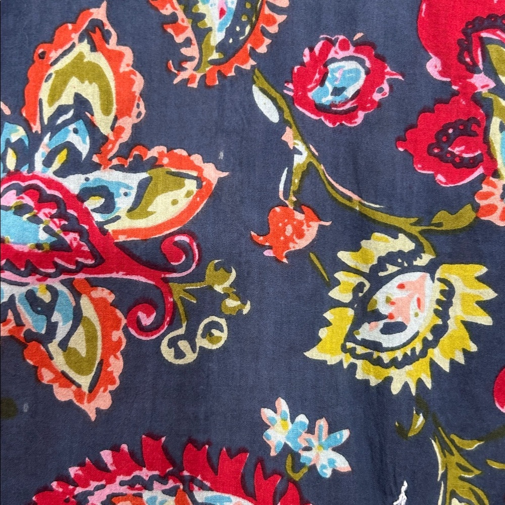 CINO Pomegranate Floral button down Shirt Blue/Gray/Pink XS - Picture 4 of 7